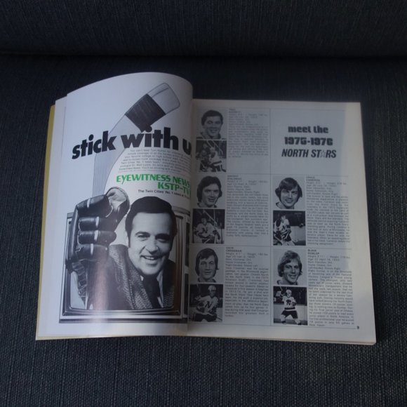 GOAL Magazine Wednesday December 17 1975 Minnesota North Stars vs Atlanta Flames - Picture 6 of 13